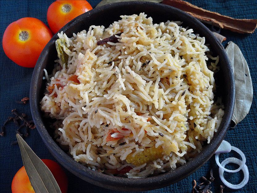 Vegan Pulao – aromatic rice